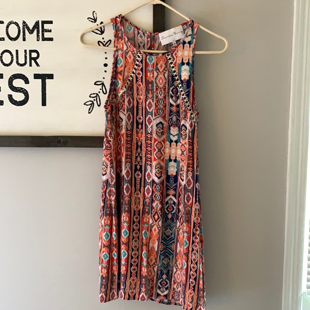Short Dress with beautiful patterns!